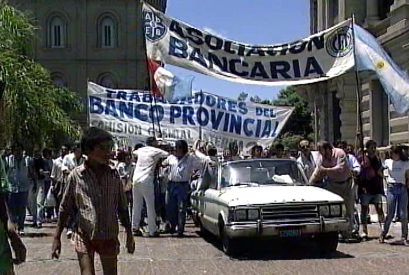protesta bancarios