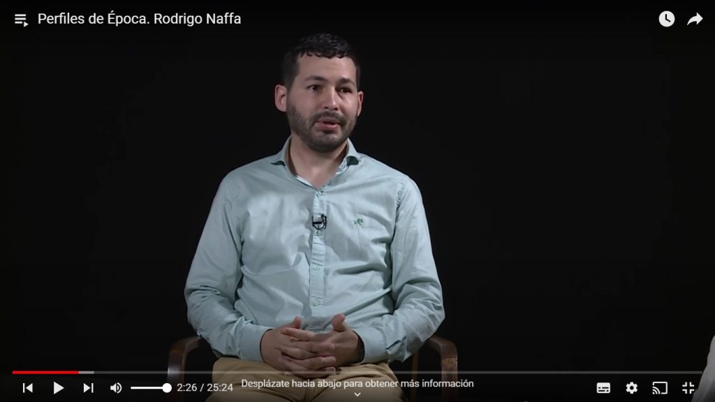 Rodrigo Naffa es director de coro y orquesta, pianista y dirige el Coro Polifónico de la Merced.