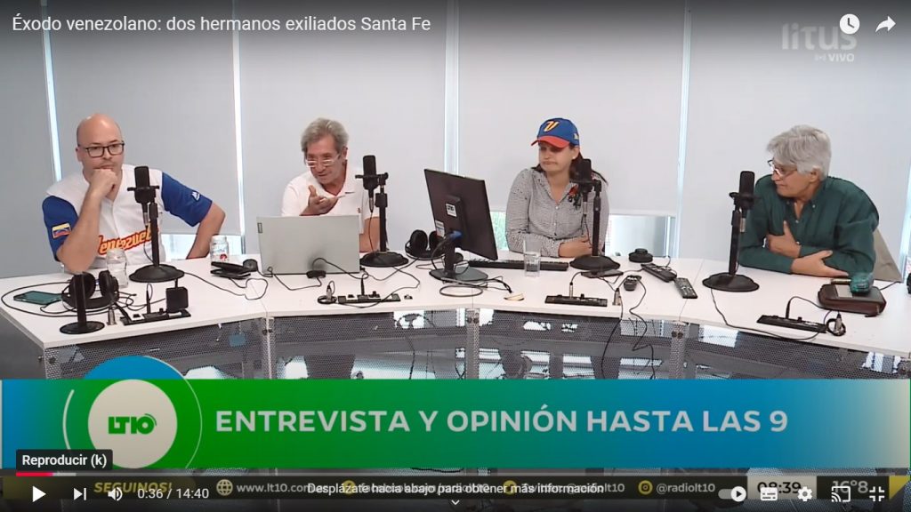 Éxodo venezolano: dos hermanos exiliados Santa Fe