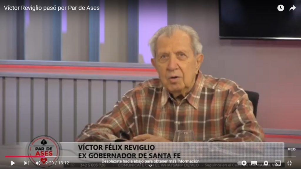 2024 : el Ex-Gobernador de la Provincia Víctor Reviglio sobre la realidad del país y la crisis del Justicialismo.
