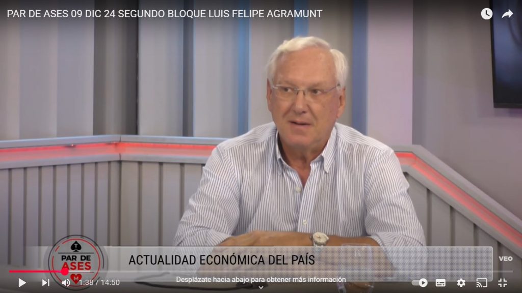 Luis Felipe Agramunt , sobre el costo de los productos en la Argentina.