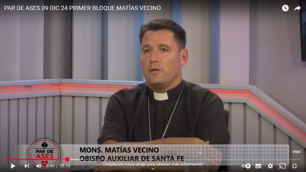 Matías Vecino : La posición de la Iglesia Católica frente a la Reforma Constitucional de la Provincia.