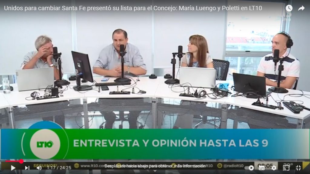 Unidos para cambiar Santa Fe presentó su lista para el Concejo: María Luengo y Juan Pablo Poletti