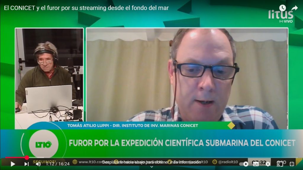 Tomás Atilio Luppi : La expedición al fondo del mar del CONICET “sorprende a todos”