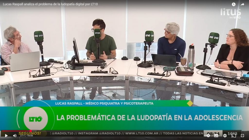 Lucas Raspall analiza el problema de la ludopatía digital en la adolescencia.