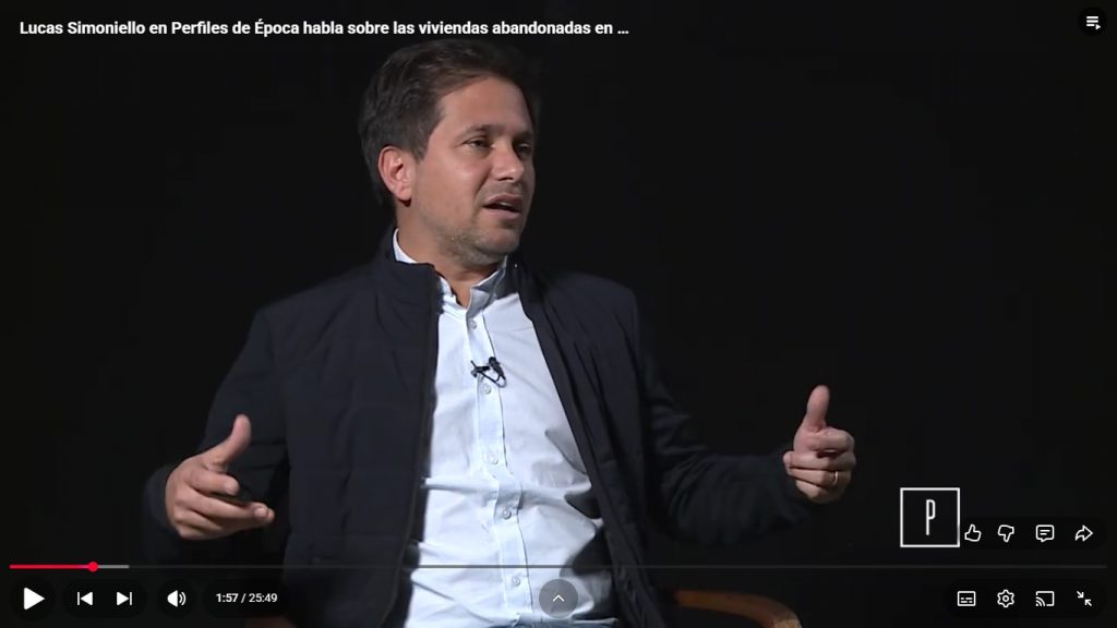 Lucas Simoniello habla sobre las viviendas abandonadas en Santa Fe. Las “Caries Urbanas”