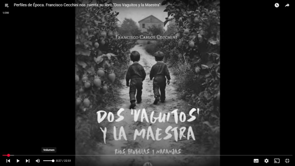 2025 : Francisco Cecchini presenta su libro “Dos Vaguitos y la Maestra”